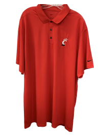 Univ Cincinnati Nike Golf Polo - Red